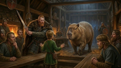 Сага о Скальде Ингваре и толстой Капибаре